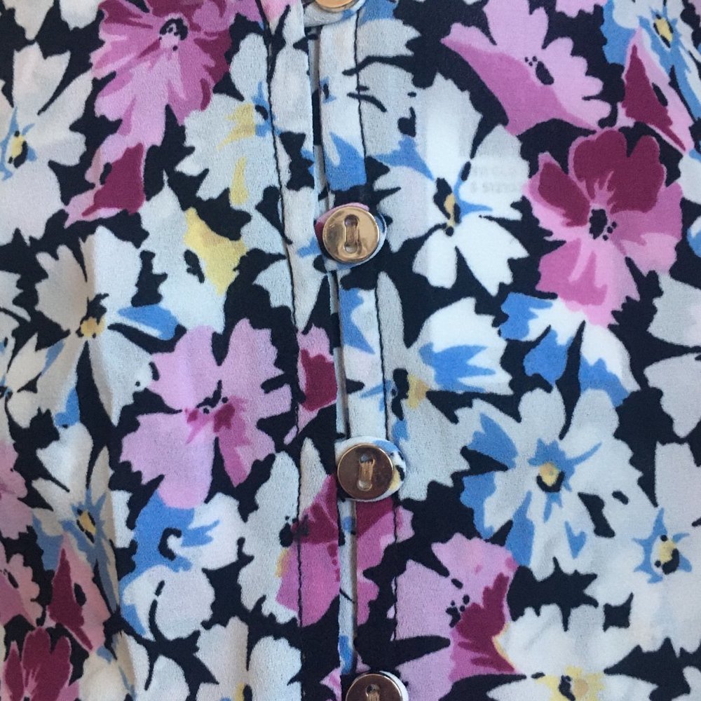 Loft Floral Print Shell - Picture 5 of 6